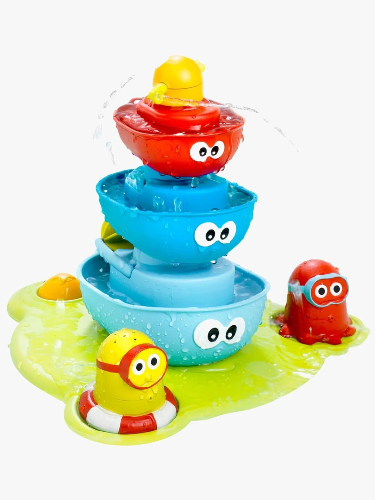 Yookidoo Vandlegetøj-Stack 'N' Spray Fountain Vandlegetøj
