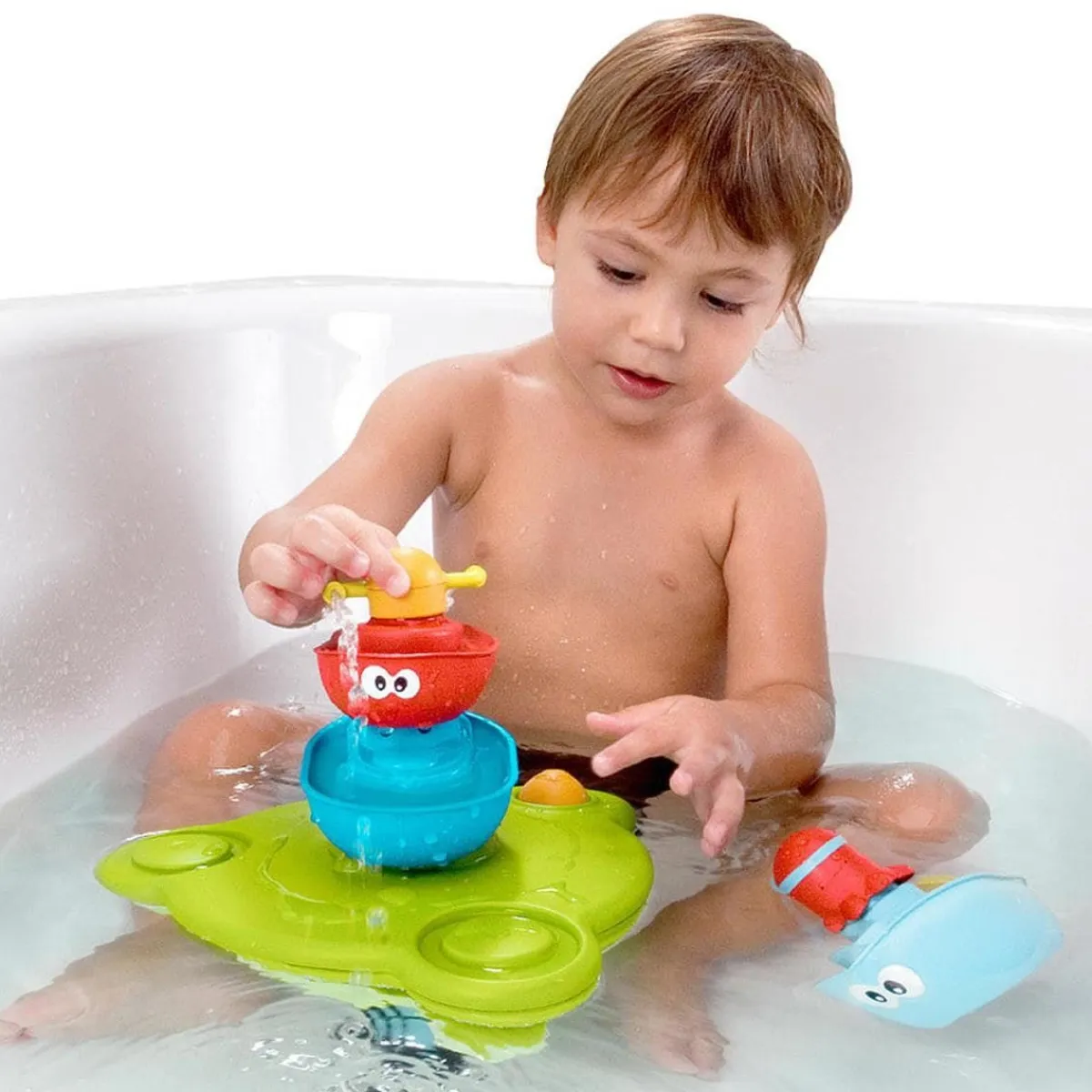 Yookidoo Vandlegetøj-Stack 'N' Spray Fountain Vandlegetøj