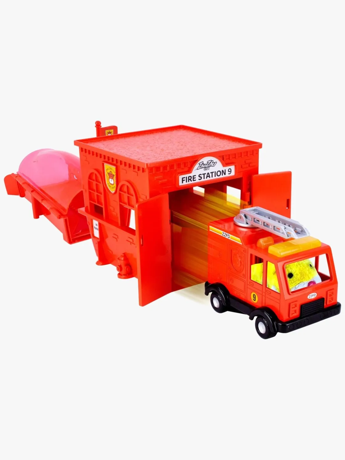 Legetøjsbiler & -Fartøjer|ZhuZhuPets Zhu Zhu City Hamster Brandbil Legesæt