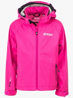 Overtøj|ZigZag Grand Softsheljakke, Pink Glo