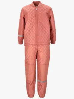 Termotøj|Vintertøj|ZigZag Tiger Termosæt, Light Mahogany