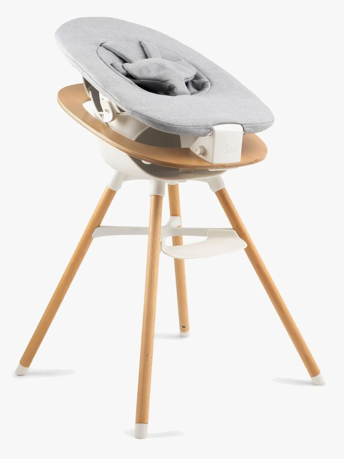 Ziza Skråstole & Babygynger-Skråstol inkl. Adapter til Højstol, Vanilla/Natural